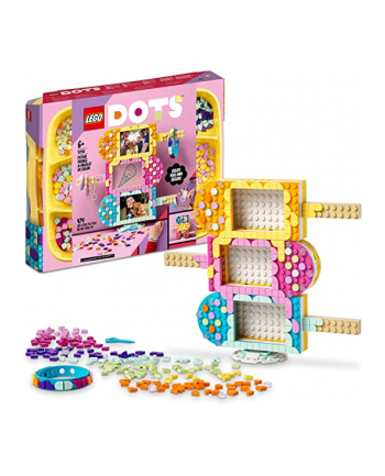 LEGO 41956 DOTS Ice Cream Picture Frame ' Bracelet Construction Toy (DIY craft kit for customized jewelry and decoration)