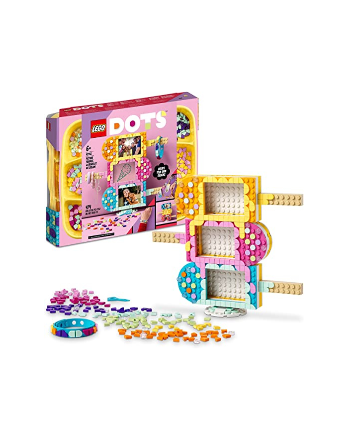 LEGO 41956 DOTS Ice Cream Picture Frame ' Bracelet Construction Toy (DIY craft kit for customized jewelry and decoration) główny