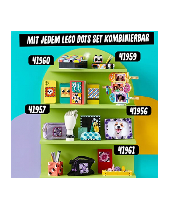 LEGO 41962 DOTS Unicorn Family Creative Set Construction Toy (5-in-1 craft set with jewelry box, 2x bracelet, message board and party decorations)