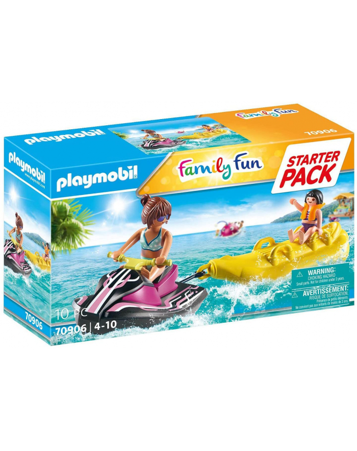 PLAYMOBIL 70906 Starter Pack Water Scooter with Banana Boat Construction Toy główny