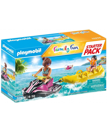 PLAYMOBIL 70906 Starter Pack Water Scooter with Banana Boat Construction Toy