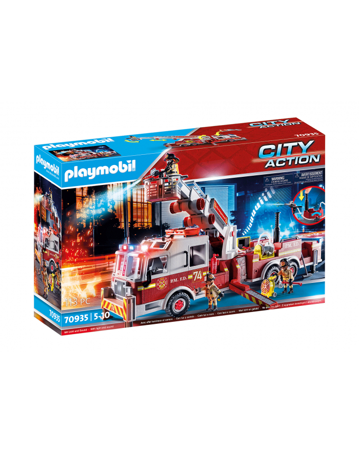 Playmobil Fire Engine: US Tower Ladder - 70935 główny