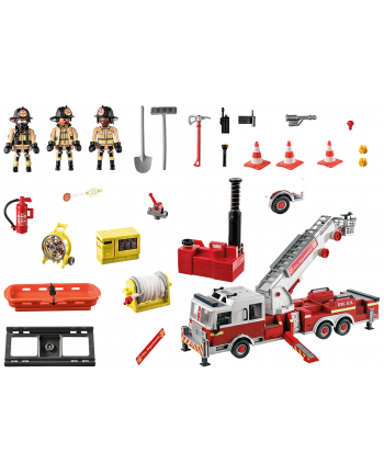 Playmobil Fire Engine: US Tower Ladder - 70935