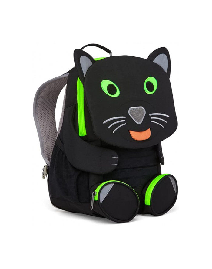 Affenzahn Big Friend Black Panther, backpack (Kolor: CZARNY/neon green) główny
