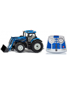 SIKU CONTROL New Holland T7.315 with front loader and Bluetooth remote control module, RC (blue/Kolor: CZARNY, 1:32) - nr 1