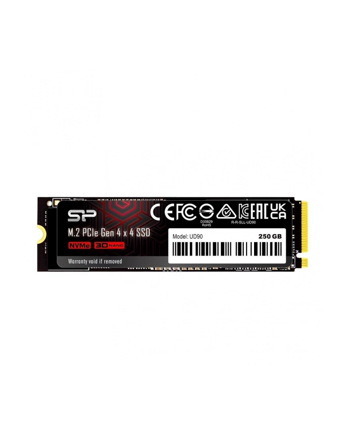silicon power computer ' communicat SILICON POWER M.2 2280 PCIe 250GB SSD UD90 Gen4x4 NVMe 4500/1950 MB/s główny