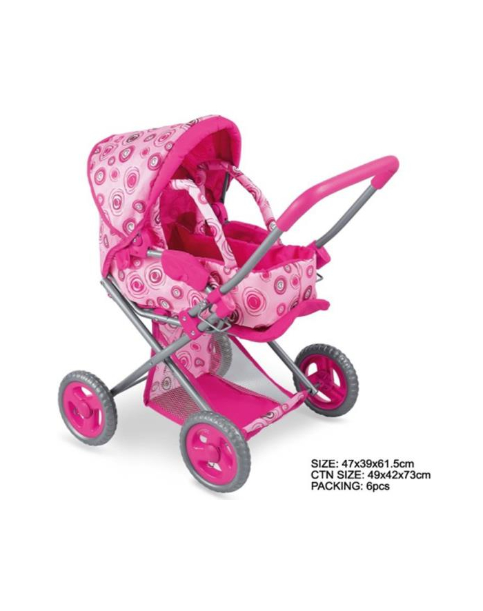 ciuciubabka PROMO Wózek dla lalki głęboki 0727 główny