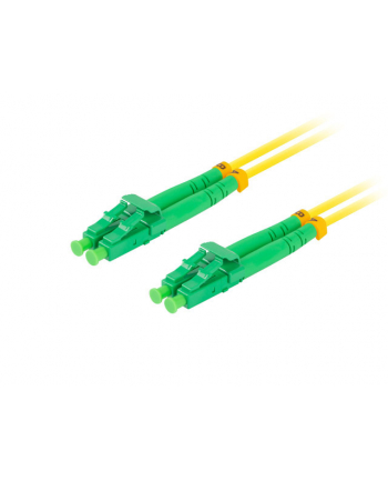 lanberg Patchcord światłowodowy Sm Lc/Apc-Lc/Apc Duplex 3.0Mm 1M żółty