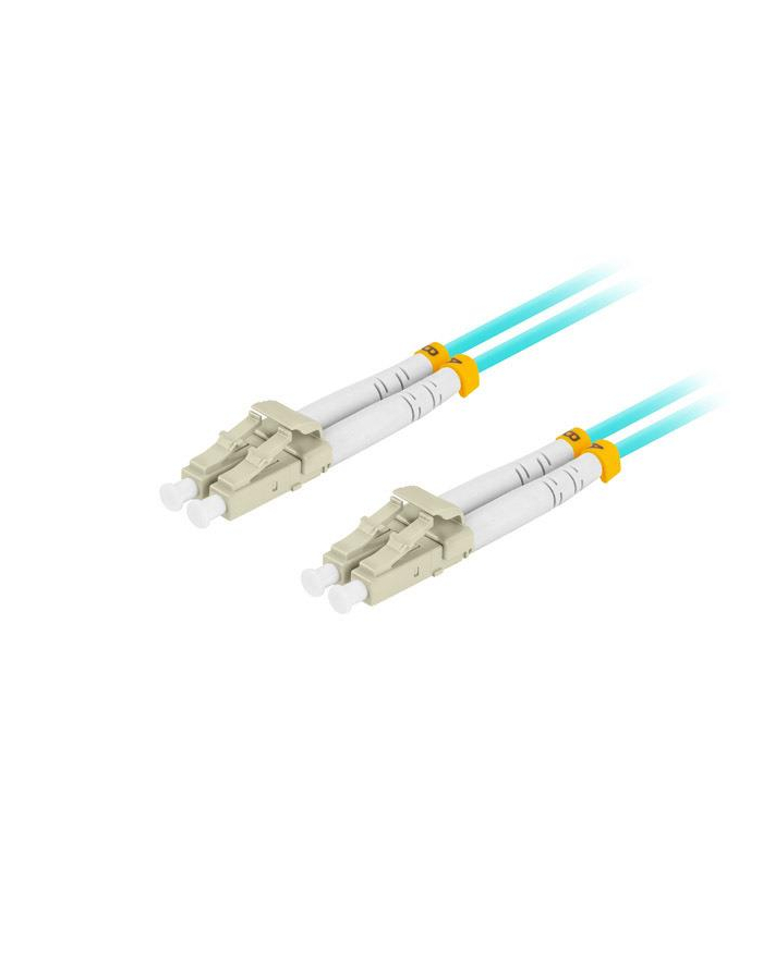 lanberg Patchcord światłowodowy Mm Lc/Upc-Lc/Upc Duplex 3.0mm 5m Aqua główny