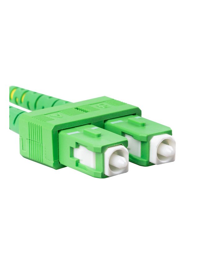 lanberg Patchcord światłowodowy Sm Sc/Apc-Lc/Apc Duplex 3.0Mm 2M żółty główny