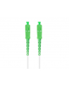 lanberg Patchcord światłowodowy Sm Sc/Apc-Sc/Apc Simplex 3.0Mm 50M biały - nr 7