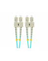 lanberg Patchcord światłowodowy Mm Sc/Upc-Sc/Upc Duplex 3.0mm 2m Aqua - nr 7