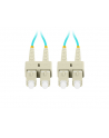 lanberg Patchcord światłowodowy Mm Sc/Upc-Sc/Upc Duplex 3.0mm 2m Aqua - nr 8