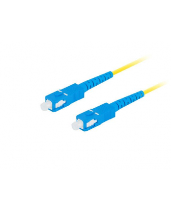 lanberg Patchcord światłowodowy Sm Sc/Upc-Sc/Upc Simplex 3.0Mm 5M żółty