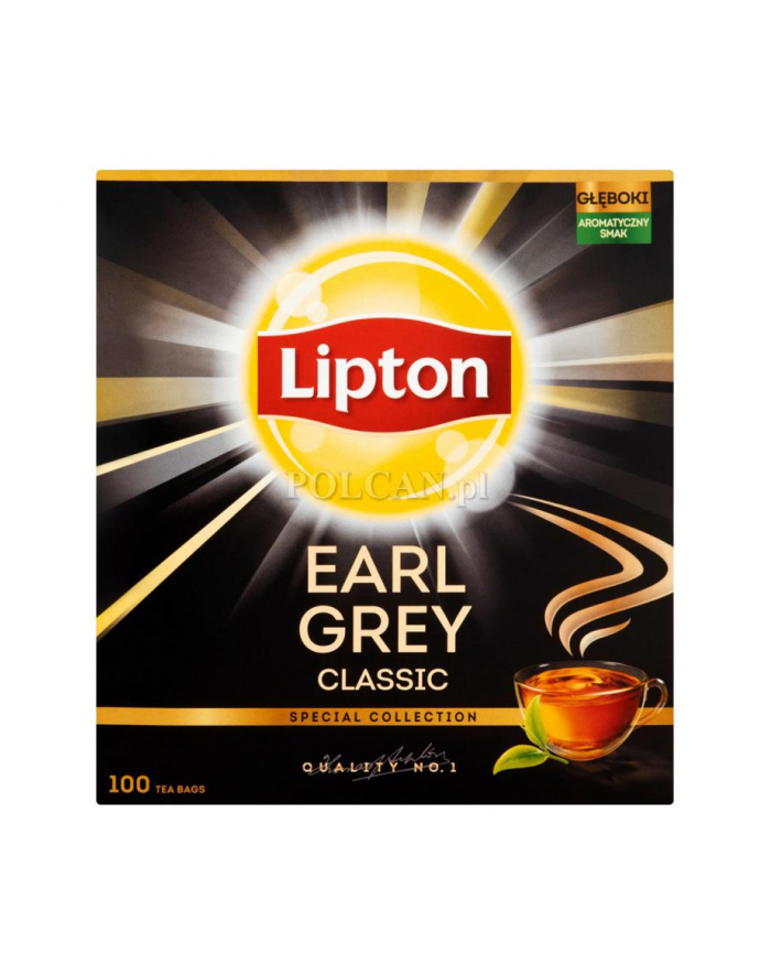 LIPTON  EARL GREY Herbata Czarna 100 Torebek główny