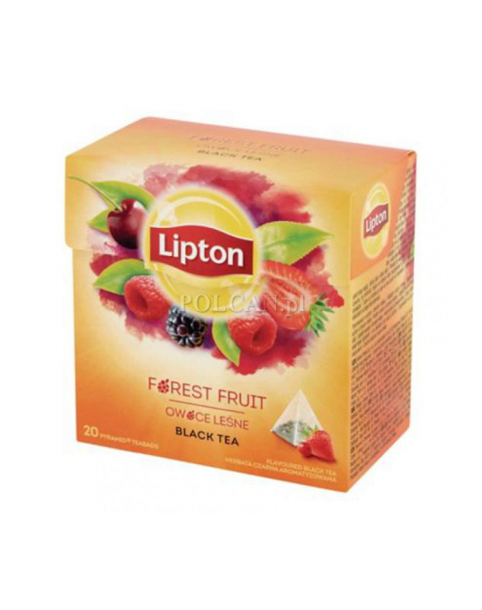 Lipton Herbata Czarna Aromatyzowana Owoce Leśne 20T główny