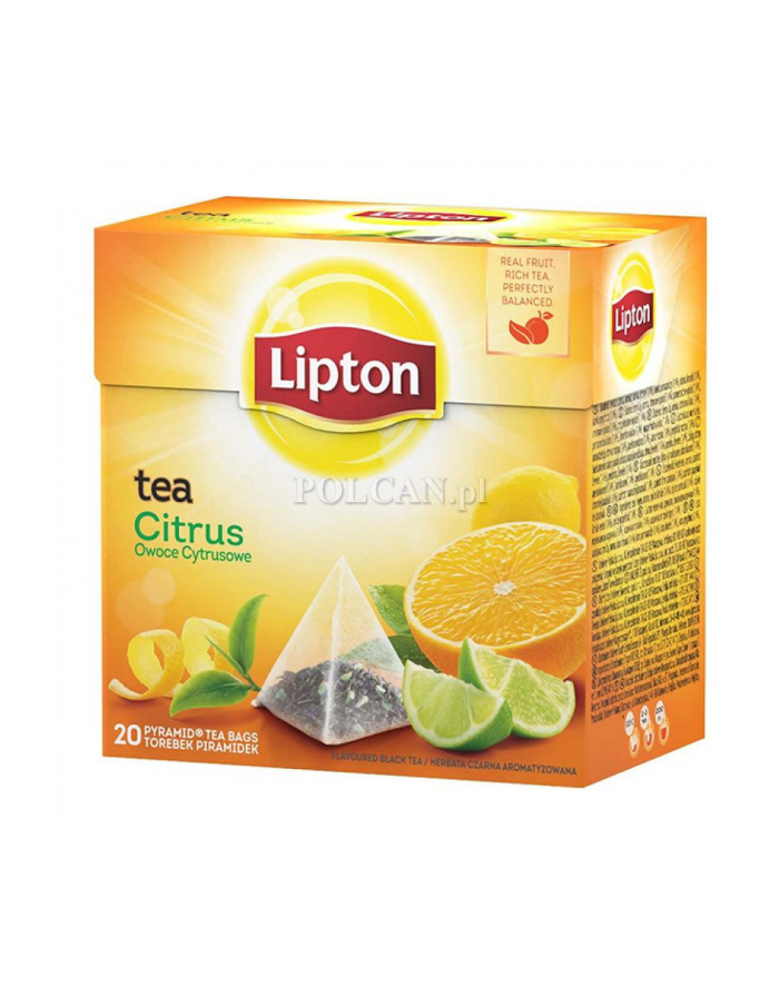 LIPTON Herbata Czarna Aromat Owoce Cytrusowe 20 T główny
