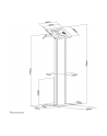 NEOMOUNTS BY NEWSTAR floor stand with cabinet lockable tablet casing for Apple iPad PRO Air ' Samsung Galaxy Tab - nr 41