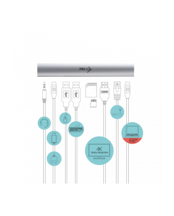 I-TEC Cooling Pad for notebooks up-to 15.6inch with USB-C Docking Station Power Delivery 100W