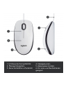 LOGITECH Mouse M100 - WHITE - EMEA - nr 78