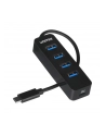 UNITEK HUB USB-C 4XUSB-A 31  AKTYWNY  10 W  H1117B - nr 1