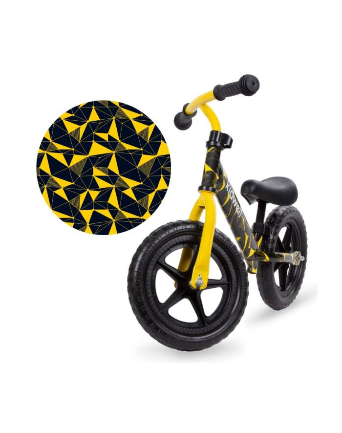 Rowerek biegowy REBEL Yellow kidwell główny