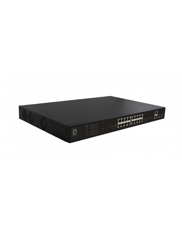 Levelone Switch 20X Fe Fgp-2031 2Xge 2Xgsfp 270W 802.3 Poe - (FGP2031) główny