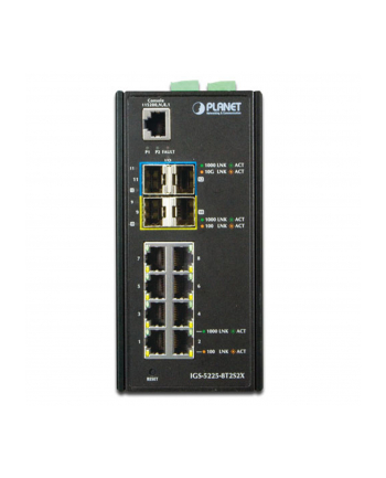 Planet Switch Igs-5225-8T2S2X 8-Port 1000Base-T+2Port 1000Base-X Sfp+2Port 10G Sfp Przemysłowy (Z24090)