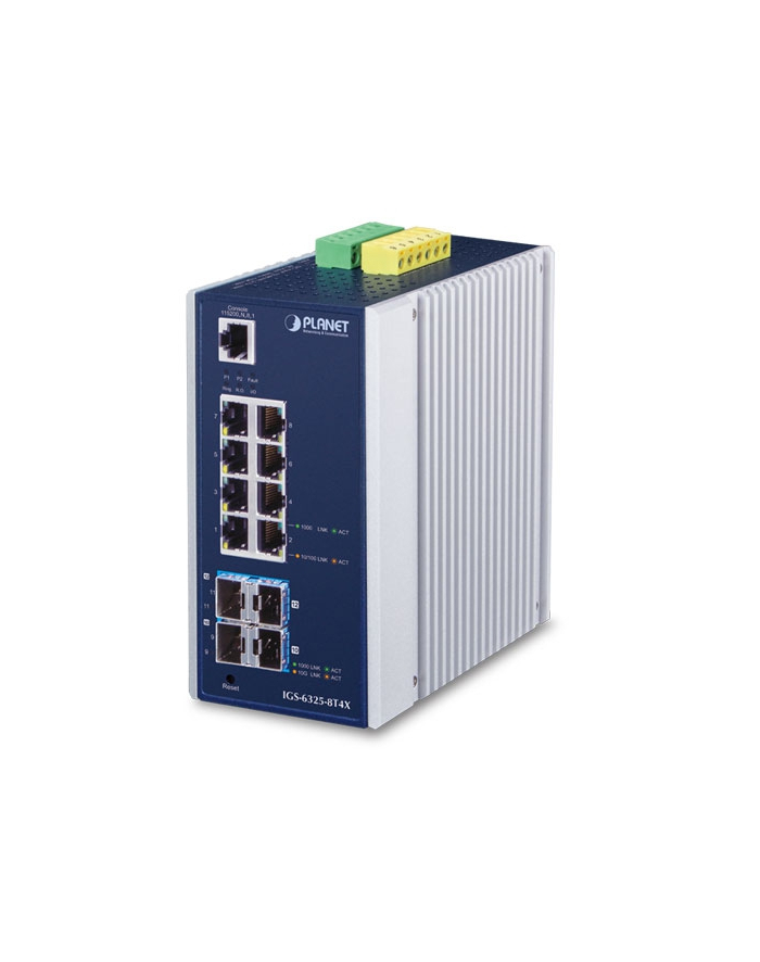 Planet Igs-6325-8T4X Industrial L3 8-Port (IGS63258T4X) główny