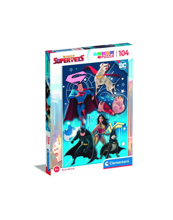 Clementoni Puzzle 104el DC League of Superpets 27173 główny