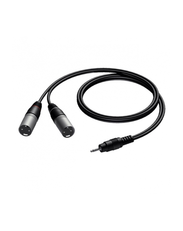 procab Kabel audio 3.5 mm jack męski stereo - 2x XLR męski 1.5m główny
