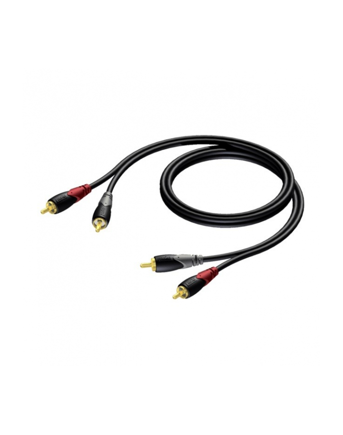 procab Kabel 2x RCA/Cinch Męski - 2x RCA/Cinch Męski 0,5m główny