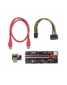 qoltec Riser PCI-E 1x - 16X | USB 3.0 | ver. 010S | SATA/PCI-E 6 pin - nr 1