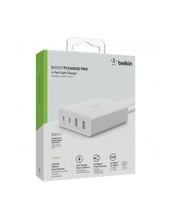 belkin Ładowarka 108W 4-porty GaN 2xUSB-A 2xUSB-C