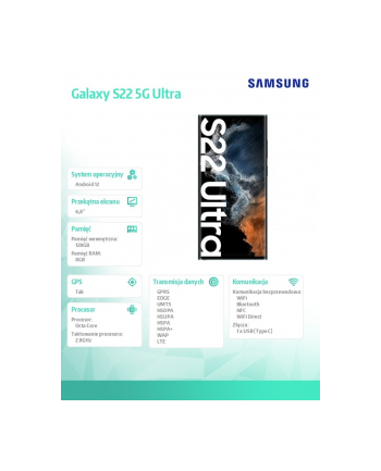 samsung Smartfon Galaxy S22 DualSIM 5G Ultra 8/128GB zielony