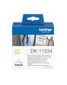 Brother DK11234 DK-11234 etykiet do nadruku Biały Samoprzylepne etykiety do drukowania - nr 13