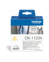 Brother DK11234 DK-11234 etykiet do nadruku Biały Samoprzylepne etykiety do drukowania - nr 1