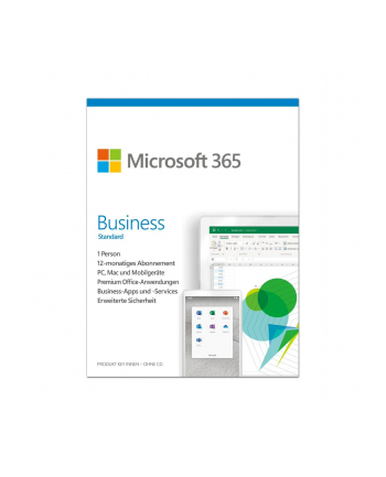 Microsoft KLQ-00672 365 Business Standard 1 x licencja Subskrypcja Niemiecki 1 lat(a)