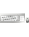 Cherry JD-0310EU DW 8000 klawiatura RF Wireless QWERTY US English Srebrny, Biały - nr 36