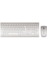 Cherry JD-0310EU DW 8000 klawiatura RF Wireless QWERTY US English Srebrny, Biały - nr 45