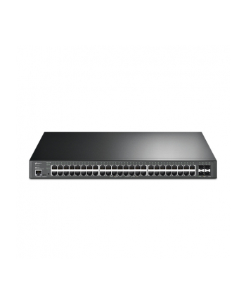 TP-LINK TL-SG3452XP JetStream PoE Switch Zarządzany L2+ Gigabit Ethernet (10/100/1000) Obsługa PoE 1U Czarny
