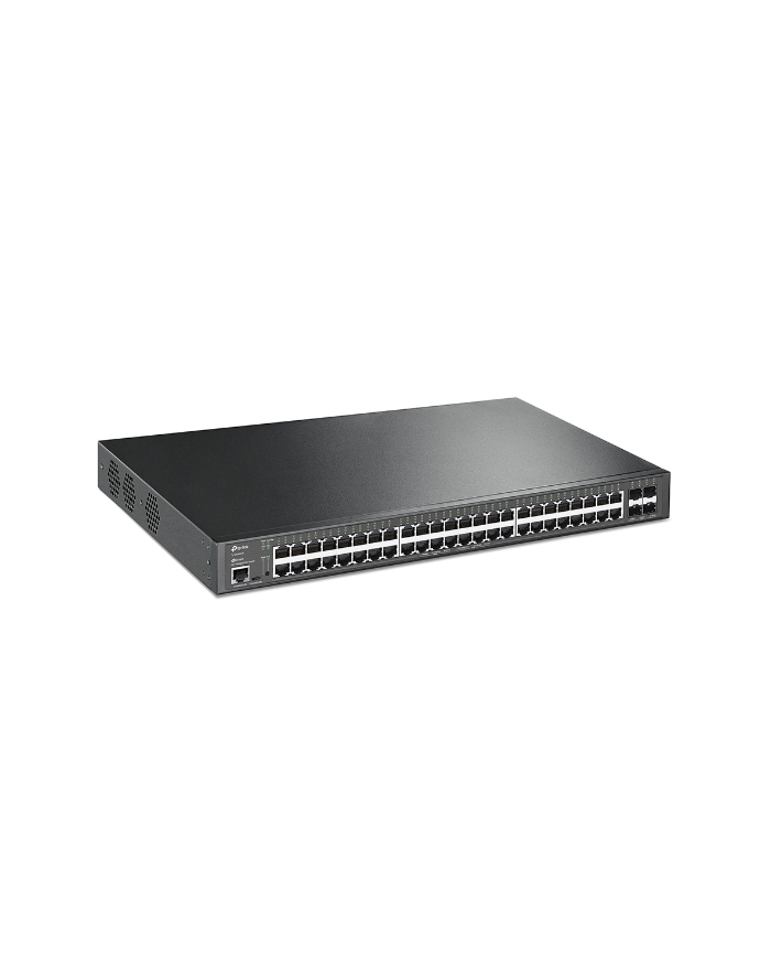 TP-LINK TL-SG3452XP JetStream PoE Switch Zarządzany L2+ Gigabit Ethernet (10/100/1000) Obsługa PoE 1U Czarny główny