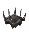 Asus 90IG04H0-MU9G00 GT-AX11000 router bezprzewodowy Gigabit Ethernet Tri-band (2.4 GHz/5 GHz/5 GHz) 4G Czarny - nr 1