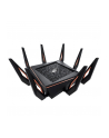 Asus 90IG04H0-MU9G00 GT-AX11000 router bezprzewodowy Gigabit Ethernet Tri-band (2.4 GHz/5 GHz/5 GHz) 4G Czarny - nr 8