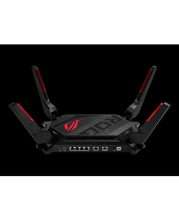 Asus 90IG0780-MU9B00 ROG Rapture GT-AX6000 router bezprzewodowy Dual-band (2.4 GHz/5 GHz) Czarny