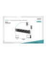 digitus Listwa zasilająca do szaf 10' RACK 4xSchuko, 2m 1xUnischuko, 16A, aluminiowa - nr 16