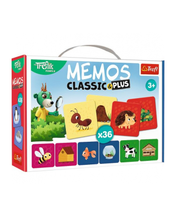 Memos Classic'amp;plus Zwierzęta i ich domki. Rodzina Treflików gra 02333 Trefl