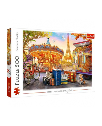 Puzzle 500el Wakacje w Paryżu 37426 Trefl