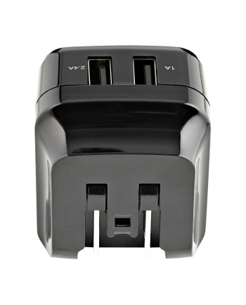StarTech USB2PACBK .com ładowarka do urządzeń przenośnych Czarny Wewnętrzna