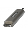 StarTech CDP2HDMM1MH .com adapter kablowy 1 m HDMI Typu A (Standard) USB Type-C Czarny, Srebrny - nr 4